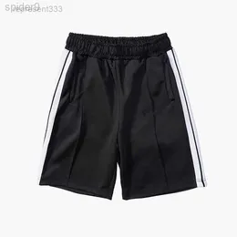 Palm Angels Shorts Men Summer Man Biker Run for Football Royes Roamed Lound Lenee Letter مع عرض مع Streetwear Beach Stripe Short N9ys 9837