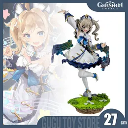 Anime Manga Genshin Impact Barbara Anime Figure Gunnhildr Figure Kawaii 25cm Statua in PVC Figurine Modello Bambola Decorazione da collezione Giocattolo Regalo L230717