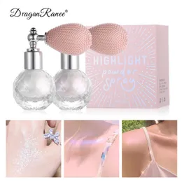 Eye Shadow Fashion Glitter Highlighter Powder Spray Diamond Pearly High Gloss Shimmer Sparkle Retouching Makeup For Face Body 230617