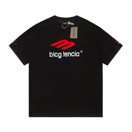 Blcg Lencia Summer T-shirty High Street Hip-Hop Style 100% bawełniana jakość mężczyźni i kobiety upuszczają luźne tshirty ponadwymiarowe Tops 23179