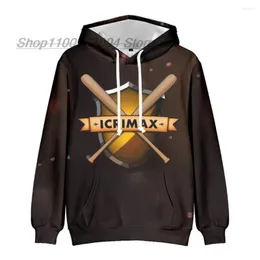 Hoodies للرجال 2023 ICRIMAX MERCH HODEIE SWESSSHIRTS للجنسين Pulover Hip Hop Streetwear Teenage Kids Cloths