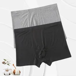 UNDUPTS MEN MODAL PATTON DİĞER BOXERS Katı Görünmez Günlük Külot Nefes Alabilir Artı Boyut İç Çamaşırı U-Pouch Bulma Geliştiren Şort