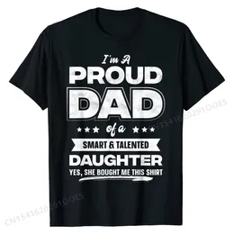 Mens stolta pappa dotter roliga fäder dag t-shirt skjorta nya design t-shirts