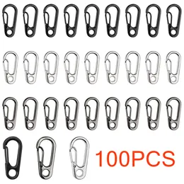 Keychains Lanyards 100st hummer CLASPS BUCKLE Keychain Mini Carabiners Outdoor Camping Vandring Buckle Alloy Spring Snap Hooks Clips Keychains Tool 230715