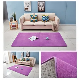 Carpets Living Room Short Hair Memory Cotton Rug Sofa Coffee Table Bedroom Non-slip Soundproof Household Carpet Gray R230717