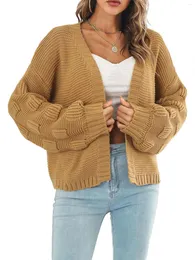 Women's Knits Women S Casual Loose Fit Open Front Cardigan Sweater Long Sleeve Lightweight Knit Coat