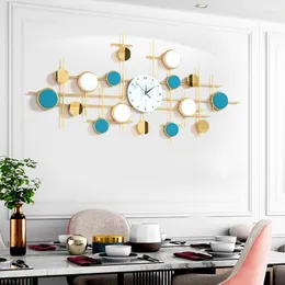 Wanduhren stille digitale Uhr minimalistische Mechanismus Metallkunst Hände Wacharbeit Relojes Home Design