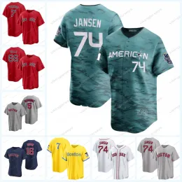 Red Sox 2023 All Star Jersey 74 Kenley Jansen Masataka Yoshida Alex Verdugo Justin Turner Enrique Hernandez Jarren Duran Rafael Devers