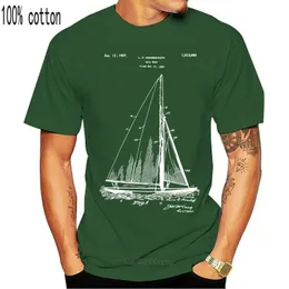 Neues Segelboot T-Shirt Herreshoff Segelboot T-Shirt Segelboot Patent Segeln Geschenk für Seemann Nautisches Geschenk Vintage Segelboot P142