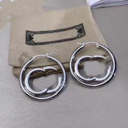 Designer niedliche Gestüt Frauen Hoop Ohrringe Gold Diamonds G Ohrring Studs Verlobung Sier Perlenohren für Damen Ohrgeschenk 237173d