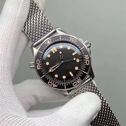 2021 Diver 300M 007 Edición de reloj Black Sea Planet 600m Movimiento mecánico automático Relojes para hombres Correa de acero Relojes de pulsera deportivos 254C