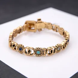 Damer Flashy Bangle Armband Gold Luxury Jewelry Handicrafts Stylish Vintage Trendy Handicraft Article Package With Box