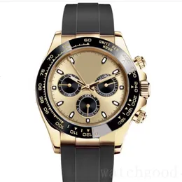 Mens Watch Designer Woman Orologio.Fashion Paul Newman rörelse armbandsur Multi Dial Plated Gold Leather Strap Perfect Watch Clean Factory DH04 C23