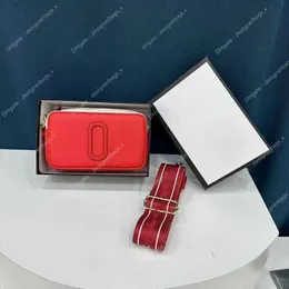 2024 Crossbody Małe skórzane kosmetyki torba Casual Love Multi Partment Mały kwadratowy luksusowe torby projektantów mody damskie ramię