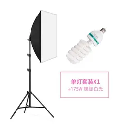 Remote dimming Lighting 50x70cm Soft Box Photo Studio Photography Softbox Continuous Lighting Kit System For Camera Live Self With 2M Tripod Stand