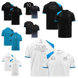 F1 Team Driver T-shirt 2023 New Lapel T-shirt short sleeve quick-drying racing suit custom POLO shirt