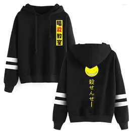 Herrtröjor kvinnor hoodie anime mord klassrum tryck män tröja akabane karma streetwear y2k hoody