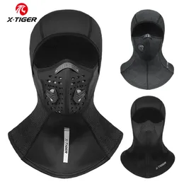 Máscaras faciais da moda polaina de pescoço X-TIGER máscara de esqui de inverno máscara de ciclismo anti-poeira máscara de ciclismo com filtro à prova de vento capa de rosto inteiro balaclava esqui patinação chapéu 230717