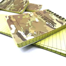 Notepads Notes 1 Pieces Camouflage Printing Note Book Paper Waterproof Writing Paper In Rain Tactical Note Book Notebook All Weather Outdoors x0715