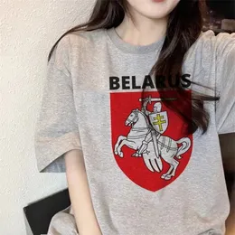 Męskie koszulki Białorus T Shirt Manga Tshirt Girl Y2K HARAJUKU JAPOMSESE Ubrania 230715