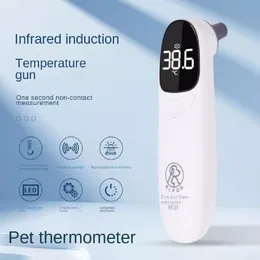 Andra hundförsörjningar 1st Professional Animal Temperatur Measuring Thermometer Pet Cat Rabbit Clinic Home Infrared Non Contact Electronic 230717