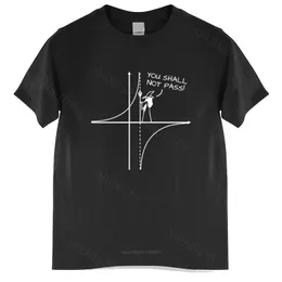 Мужская летняя хлопковая футболка, свободные топы, футболка «Математика», футболка «Ты не пройдешь», мужская футболка унисекс с героями мультфильмов, повседневные футболки