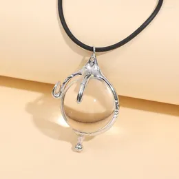 Hänge halsband halsband anime cosplay glas boll smycken tillbehör rekvisita för flicka kvinnor grossist