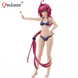 Anime manga qwiooe 100% original äkta att älska ru mörker 17 cm kuroaki meia pvc modell figur leksak för flicka födelsedagspresent l230717