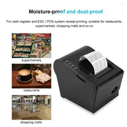 80-mm-Quittungsautomat mit USB-Bluetooth-WLAN-Schnittstelle, geeignet für Restaurants als Küchenkassierer-Thermodrucker