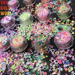 Nail Glitter TCT722 Güzel Renkler Tırnaklar Dekorasyon Manikür Aksesuarları Reçine Art Diy Festival Parti Tedarikçisi 230715