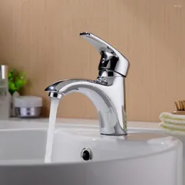 Rubinetti del lavandino del bagno HAOJIAYI Rubinetto del bacino dell'acqua della bocca curva Freddo e testa singola Sterilizzazione galvanica Rame fine