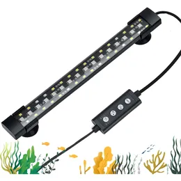 Akvaryumlar Aydınlatma Akvaryum Dalgıç Işık Sualtı Lambası Tam Spektrum Dimmer Kontrolör WRGB FISH 230715