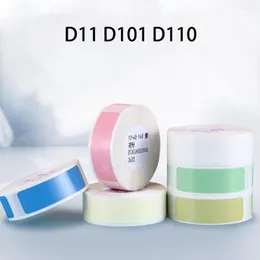 الملصق الملون الملون الملصق الأبيض ملصق الباركود صانع الباركود صانع اللون النقي مقاوم للخدش ل D11 D110 D101