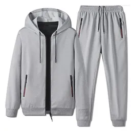 Tracce maschili maschere da uomo pantaloni casual sport sports fashion primavera arrivata a due pezzi set sportswear plus size