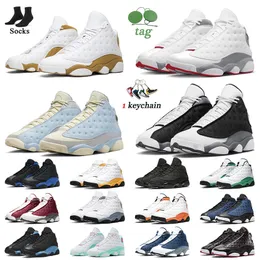 Buty do koszykówki Wheat 13s Jumpman 13 czarny flint czerwony biały wilk szary solefly Celestine Blue Black Black Cat Starfish Del Sol Women Męs