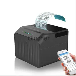 Printers Brand New USB Bluetooth Barcode Printer 20mm58mm Sticker Receipt Bill Bar QR Code Print x0717