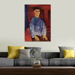 Nagie portret płócien Portret malarza Moise Kisling Amedeo Modigliani malowanie ręcznie robione dekoracje łazienkowe
