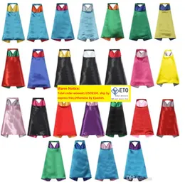 Two layer kids capes with mask set cosplay costumes fancy dress for birthday Christmas cospaly