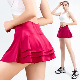 Designer Saia Tênis Saia Feminina Saia Shorts Feminino Tênis Branco Vermelho Preto Saia Atividades como Ioga Dança Jogging Caminhada Aulas de Fitness