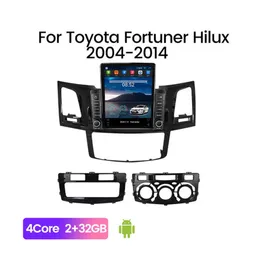9-calowy samochód z Androidem wideo GPS Navi stereo dla 2008-2014 Toyota Fortuner Hilux Manual A C LHD223Y