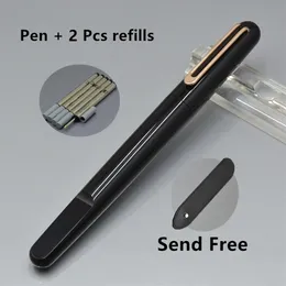 Роскошная серия M Magnetic Pen Red Blue Black Roller Roller Ball Prens Station School Supports Write Spead Gift Puns 2 272b