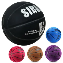 Balls Basketball Outdoor Indoor AntiSlip Waterproof Size #7 Soft Microfiber Professional WearResistant AntiFriction Fur Basketball 230717