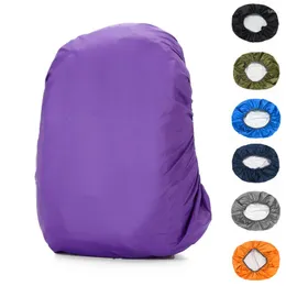 Capa de chuva para escalada, acampamento, capa de chuva, à prova de poeira, mochila, ao ar livre, à prova d'água, portátil, ajustável, 1 peça, 15-20l, capa de acessórios