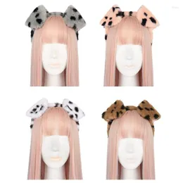 Artigos para festas Cosplay Personagem Cachorros Orelha Tiara Mulher Estudantes Lavar o rosto Faixa de cabelo Orelhas de animais Tiaras de cabelo de pelúcia Anime Argola