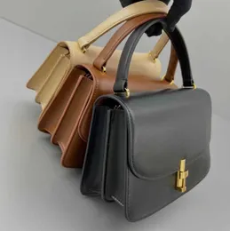THE ROW София, сумка с ручкой до середины икры, модная роскошная дизайнерская сумка, черно-коричневая, кошелек, мода сочетается со всем