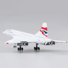Aircraft Modle 15CM 1 400 Concorde Air British 1976-2003 Airline Model Lega da collezione Display Toy Airplane Model Collection Bambini Bambini 230717
