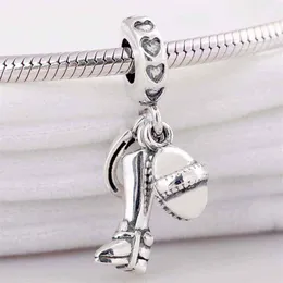 Originale Vintage Amanti del Cavallo Equestre Ciondolo Misura Perline 925 Sterling Silver Bead Charm Pandora Braccialetto Del Braccialetto Fai Da Te Jewelry229Q