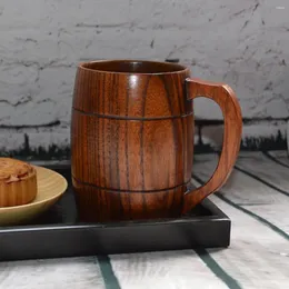 Tazze techome in legno naturale tazza fatta a mano tazza di legno latte tè da tè caffè fatto a mano materiale sano