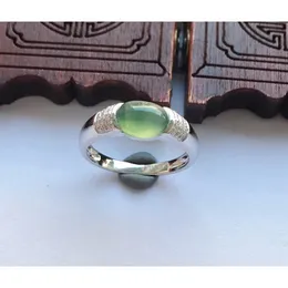 سطح بيضى بيضاوي بيضاوي طبيعية ، فتحة قابلة للتعديل ، قابلة للتعديل ، الخاتم الإبداعي الإبداعي ، الفاخرة ، سحر الفضة ، المجوهرات الفضية