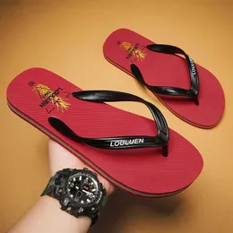 Kapcie męskie kapcie Summer bez poślizgu Kapcia Masażowe Modna Moda Casual High Quality Miękkie buty plażowe Flat Flip Flops L230718